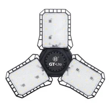 GT-Lite 3000 Lumen 3-Panel Adjustable Daylight 5000K LED Light Bulb 30,000 Hour
