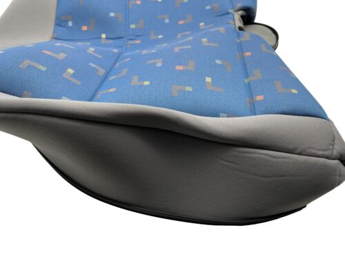 VW T5 7H Sitzbezug Stoff bezug Doppelsitzbank Sitz rechts Bus Grau Blau original - Picture 3 of 11