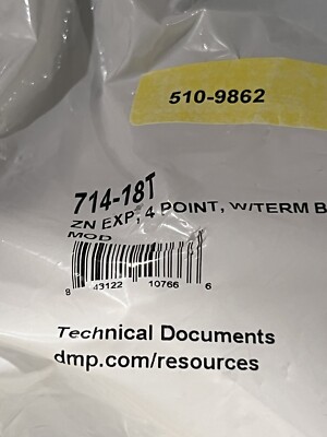 DMP 714 ZN EXP, 4 POINT , W/ HARNESS DMP 714 ZN EXP, 4 POINT , W/ HARNESS