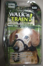Walk’n Train Coastal Pet Head Halter New In Box X-small XS Black