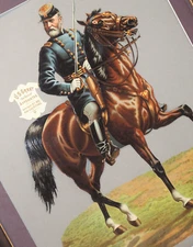 1885 Raphael Tuck & Sons Gen. Ulysses S. Grant Large Victorian Die Cut Civil War