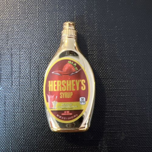 MINI MARKEN - 5 ÜBERRASCHUNGEN - STRAWBERRY HERSHEY'S SIRUP - SELTEN - GOLDFARBEN