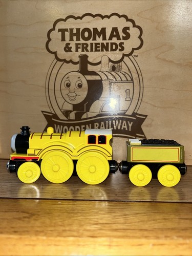 MOLLY ! THOMAS FRIENDS TRAIN WOODEN RAILWAY ! 2003 ! YELLOW ! BEAUTIFUL ! - Picture 5 of 10