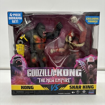 Godzilla x Kong: The New Empire Kong Vs Skar King 2 PACK SHIPS FAST NEW