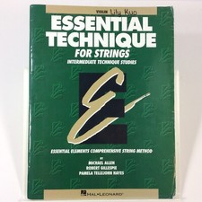 Violin Essential Technique For Strings Intermediate VTG Strings Sheet Music Book