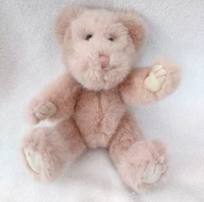 Baby Boyds Snookie Snicklefritz Plush Blush Pink Jointed Bear 10 1/2"