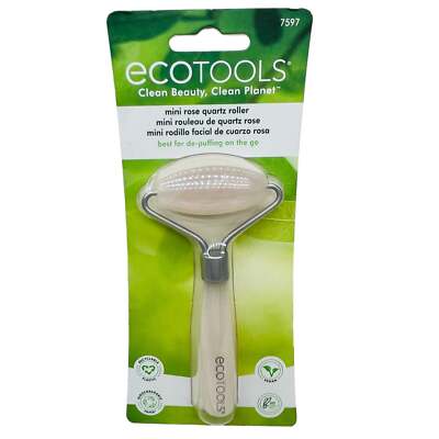 EcoTools Mini Rose Quartz Facial Roller with 100% Rose Quartz