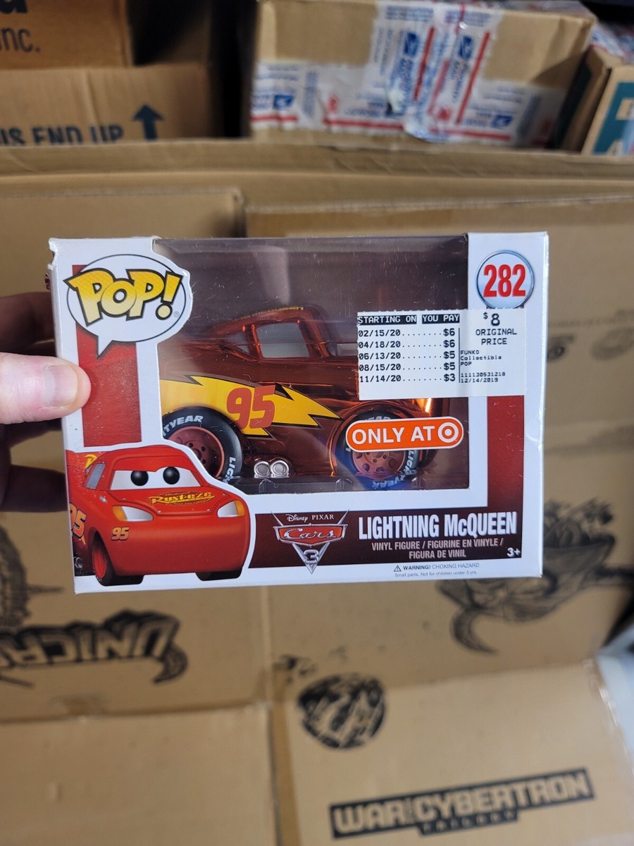 Funko Pop! Disney Lightning McQueen Chrome Cars Target