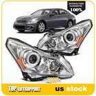 2x Pair Halogon Headlight w/Projector 2010-2013 For INFINITI For G37 For G25