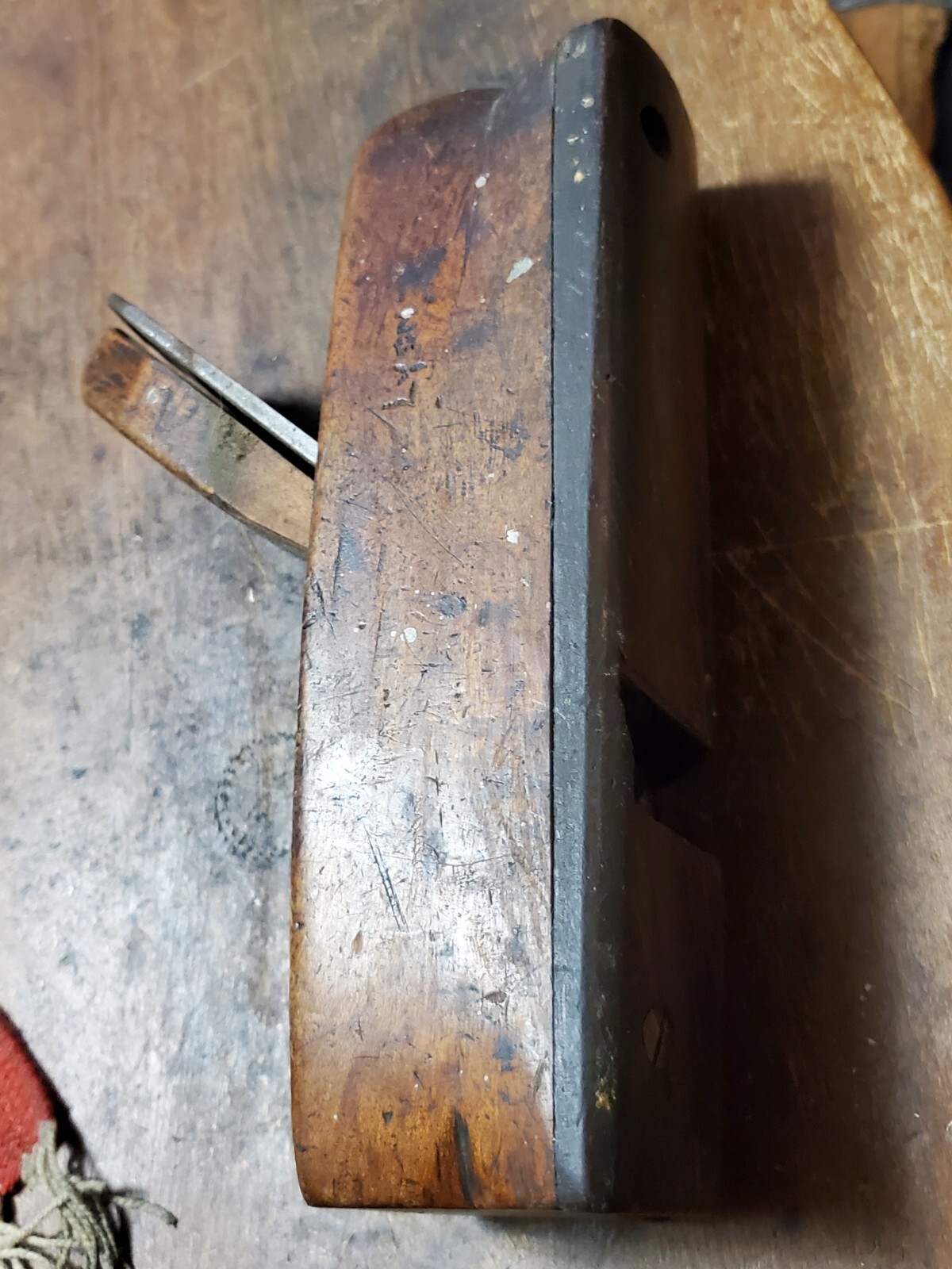 ANTIQUE VINTAGE WOOD HAND PLANE / LATHE TOOL 8" COFFIN SHAPED eBay