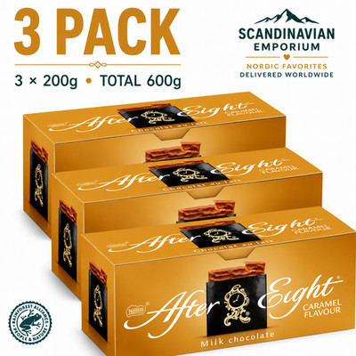 3x After Eight Caramel 200g Milk Chocolate Fondant No Mint 600g Nestlé