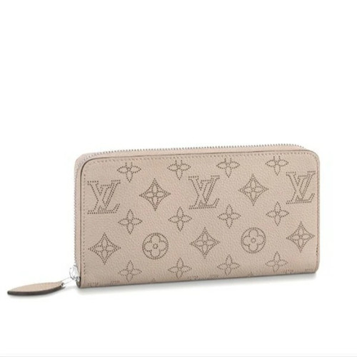 LOUIS VUITTON  Long Wallet Round Zipper Monogram Mahina Zippy Wallet Monogram Ma