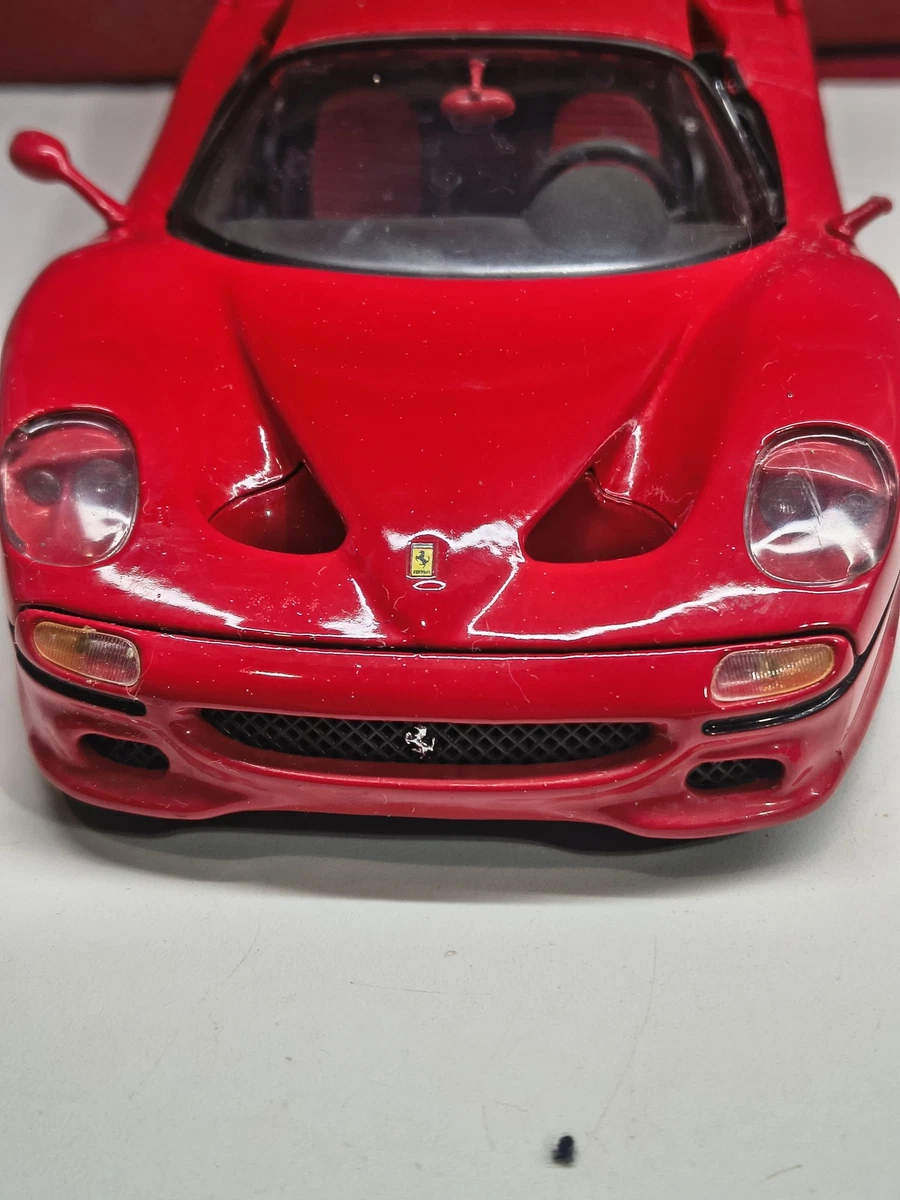 Vintage Maisto Ferrari F50 1995 1:18 Diecast Red Car Model Toy Doors Engine