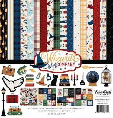 Echo Park Collection Kit 12''X12''Wizards & Company