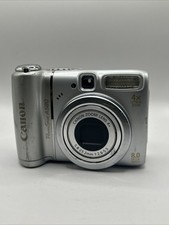 Canon PowerShot A580 8.0 4x Optical Zoom Digital Camera For PARTS or Repair ONLY