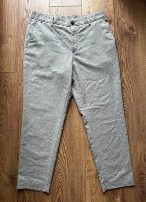 HUGO BOSS Performance Active Winter Tech Flanell Hose Grau Luxusmarke
