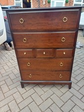 Vintage Stag Minstrel Tallboy Chest Of Drawers Can Deliver 