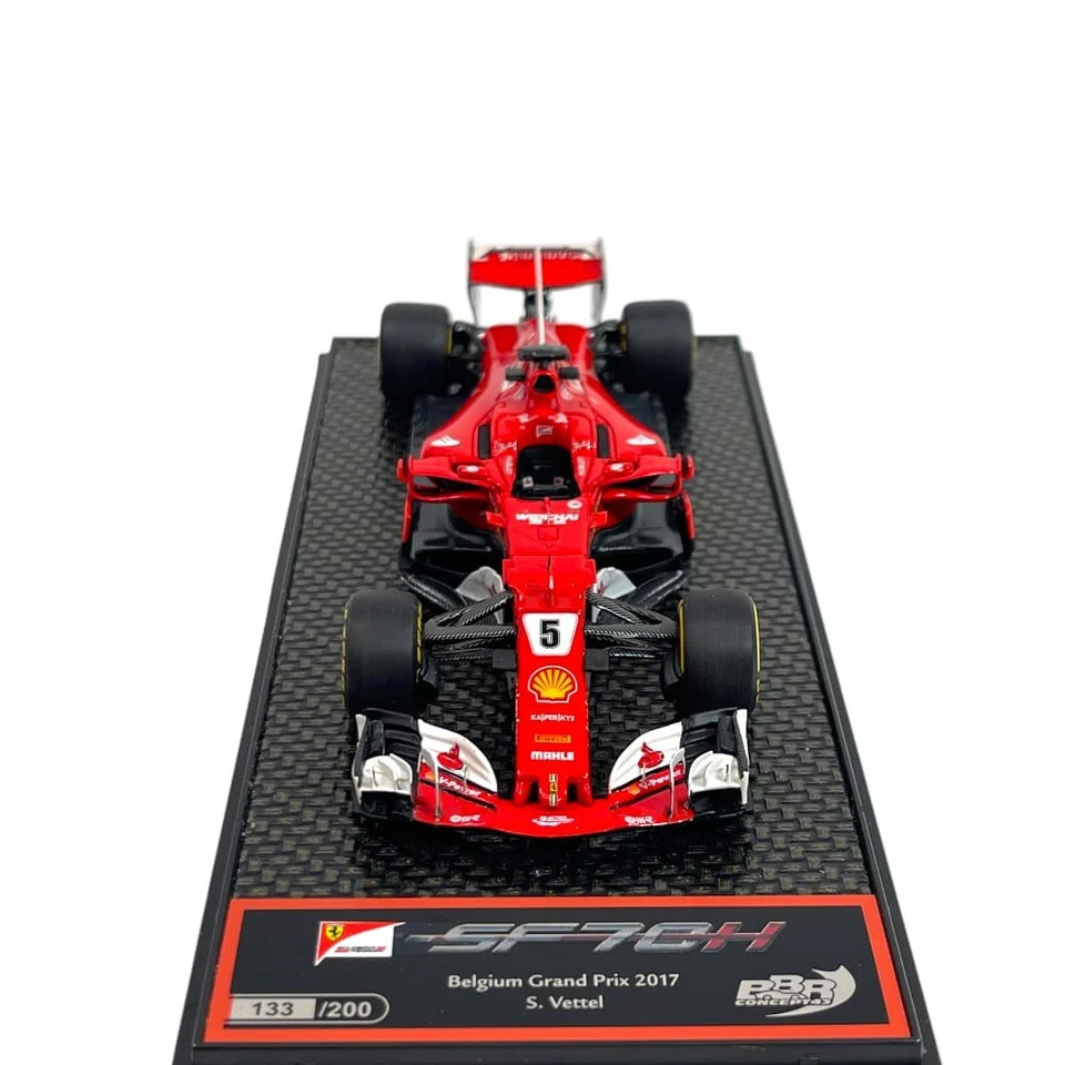 Modellino F1 BBR Models 1/43 Ferrari SF70-H Belgium GP 2017 #5 S.Vettel - Immagine 2 di 4