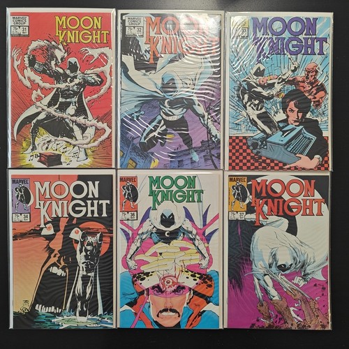 Marvel Comics Moon Knight #31-34 36 & 37 1983-84 Marc Spectre Origin Dr Strange