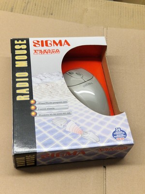 Sigma Retro Vintage Pc Computer Funkmaus Klassik Maus Neu OVP