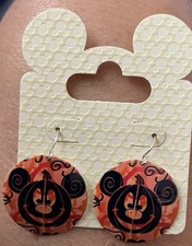 Disney Mickey Earrings - Halloween Mickey Pumpkin