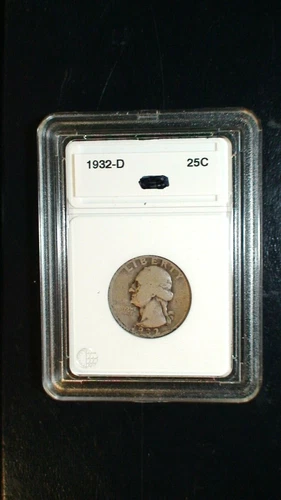 1932 D Washington Quarter GOOD KEY DATE 25C SILVER Coin PRICED TO SELL NOW!