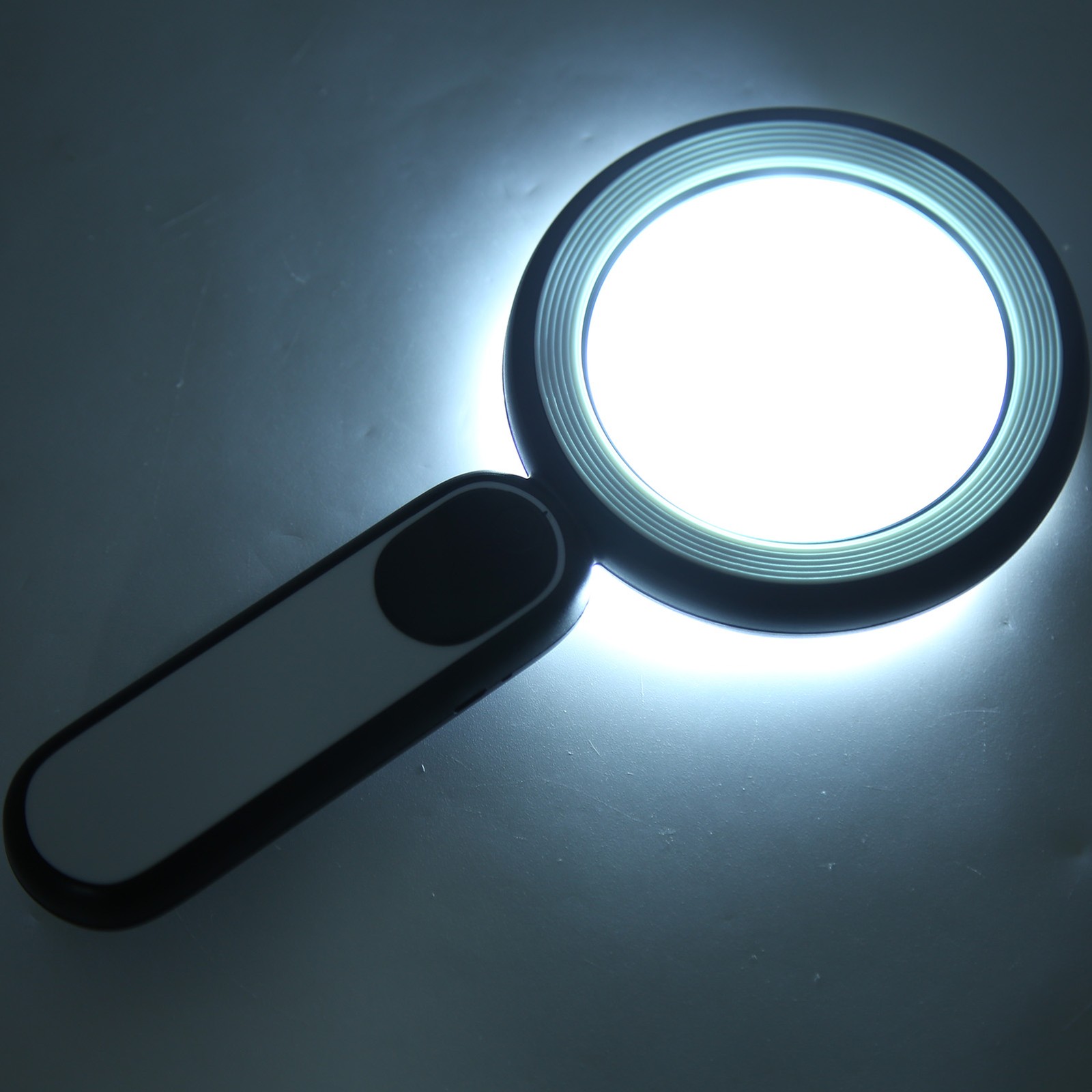 Magnifying Glass LED 10X Magnification Magnifier Lens Adjustable For Reading Obs