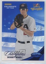 2013 USA Baseball Champions Certified National Team Mirror Blue Bobby Wahl z6b