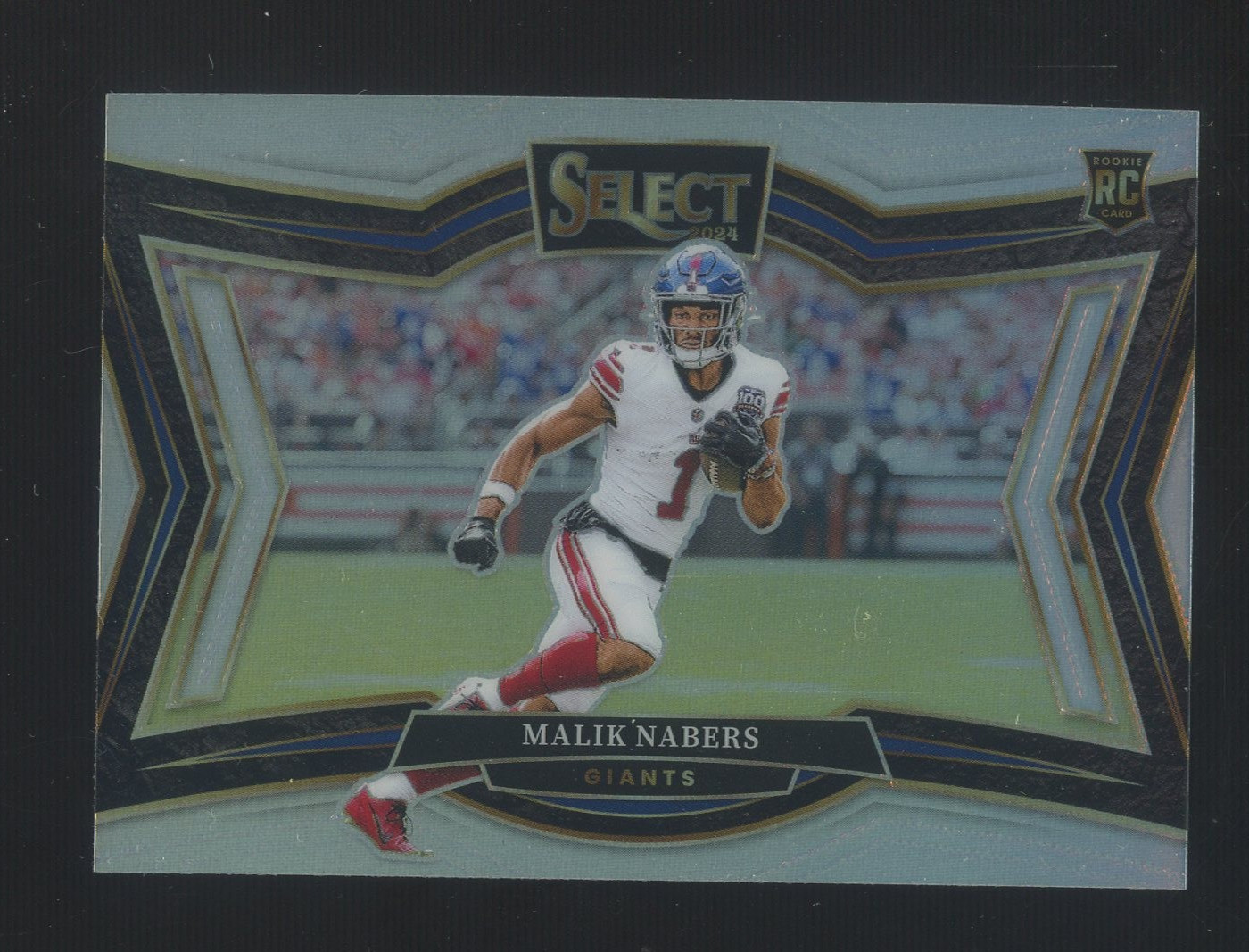 2024 Panini Select Silver Prizm #473 Malik Nabers Giants RC Rookie