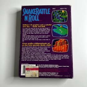 Snake Rattle 'n Roll (Nintendo NES, 1991 PAL A) Action-Adventure Manual Included