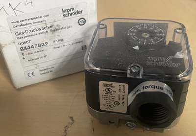#ad Krom Schroder DG50T Gas Pressure Switch 1 20 in WC NOS $99.99