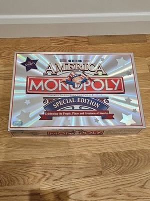 MONOPOLY Parker Brothers America Special Edition Brettspiel Selten Made In USA