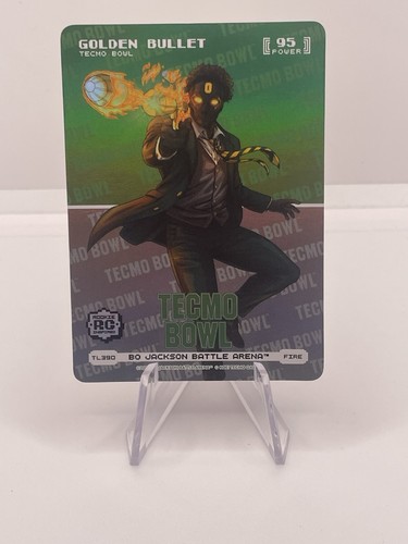 Bo Jackson Battle Arena Tecmo Bowl Golden Bullet Matthew Golden Green Logofoil