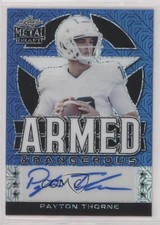 2022 Leaf Metal Draft Armed & Dangerous Blue Mojo 12/15 Payton Thorne Auto nd3