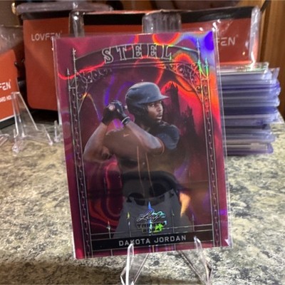 Leaf 2024 Trinity Mega Box Dakota Jordan Steel #S-29 Serial Numbered /25