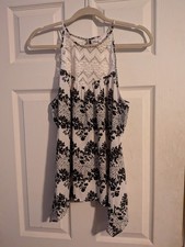 Candies Juniors Lace Camisole Tank Top Large