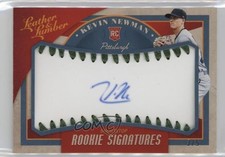 2019 Leather & Lumber Rookie Signatures Baseball Green 3/5 Kevin Newman Auto i6j