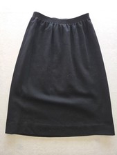 Vintage Made In Usa graff petite size 12 black skirt CB4 0065