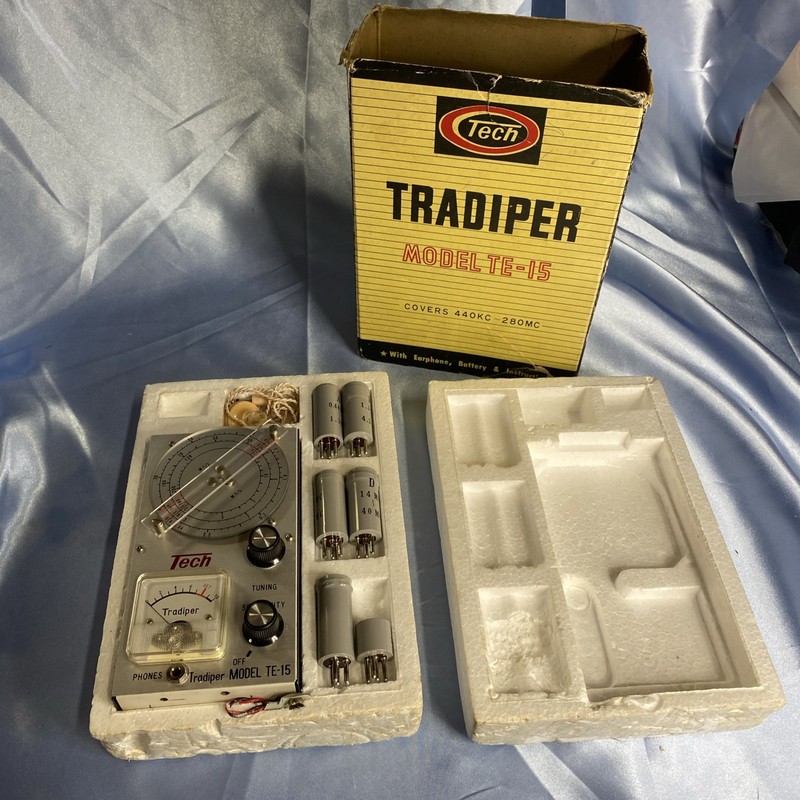 1970s TRADIPER by TECH Ham Radio Grid Dip Meter Oscillator Model TE-15 NEW!!
