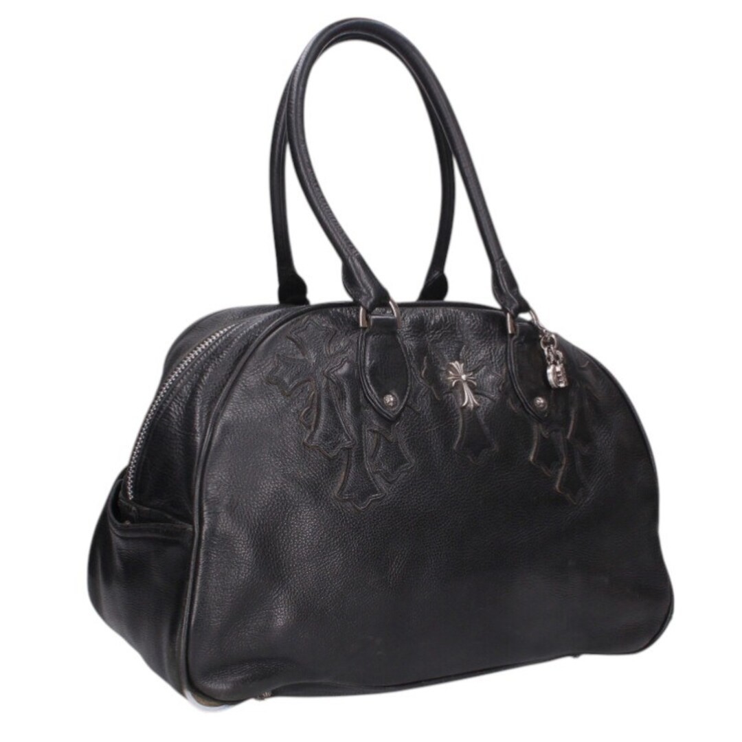 Chrome Hearts GYM MD Bag CH Cross decorated current Charm Leather Handbag Used f thumbnail 2
