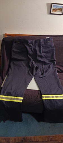 Workrite FR Pants 2112 Glenguard CAT2 Mens 46×37 Blue Firefighter Reflectors - Picture 4 of 15