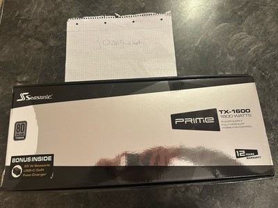 Seasonic PRIME TX-1600, PC-Netzteil, schwarz