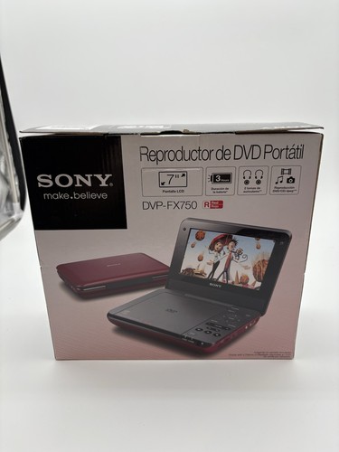 Lettore DVD portatile Sony DVP-FX750 con scatola originale e telecomando NUOVO DI ZECCA! - Foto 3 di 18