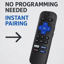 Remote Control Replacement for All Roku TV TCL/Hisense/Onn Roku
