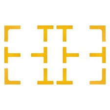 Court Lines Marker Kit Throw Down Markers Create Your Own Mini Pickleball Ten...