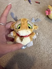 Neopets Yellow Raindorf Petpet Plush 2004 Limited Too Reindeer with Tags