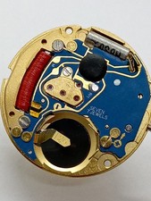 Vintage cal. ETA 956.412 watch Movement Silver Date Disc on 6 Working Swiss