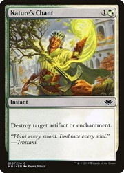 Nature's Chant 210/254 Common Modern Horizons MH1 Magic: The Gathering