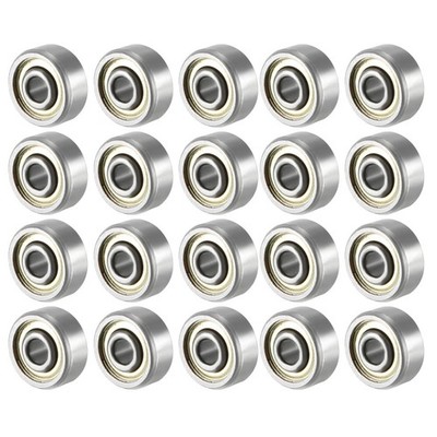 20pcs 623ZZ Deep Groove Ball Bearing For Equipment Steel Double Shield 3x10x4mm