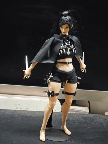 1/6 Female Soldier Assassin Samurai Clothes Model For 12''PH TBL Action Figure - Picture 2 of 6